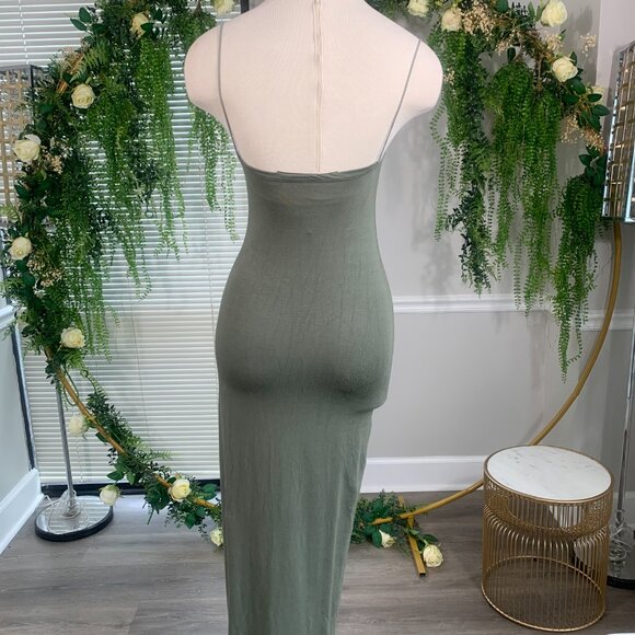 Enza Costa | Strappy Side Slit Dress - Picture 3 of 7